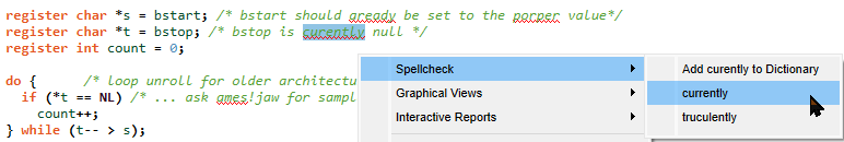 Understand 6.3 screenshot